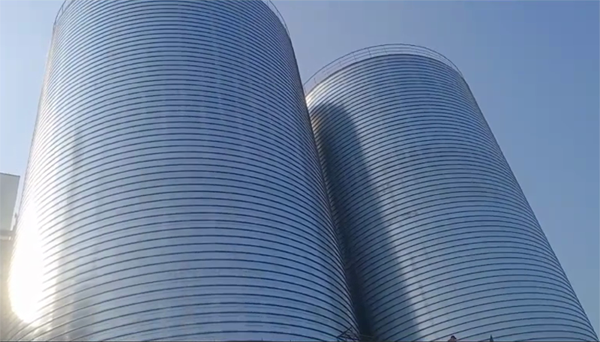 永丰2座混凝土高架卷板仓